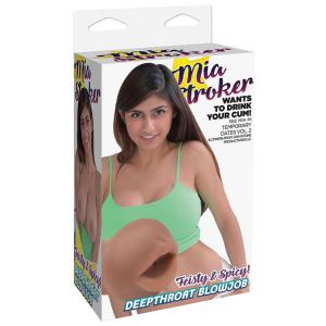 MIA STROKER DEEP THROAT BLOWJOB (TOY)